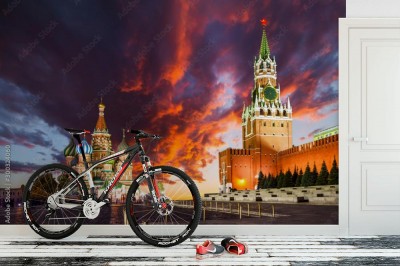 Fototapeta Kreml o zachodzie słońca