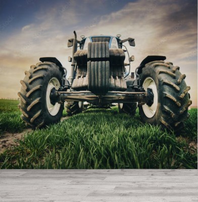 Fototapeta Wesoły Traktor 