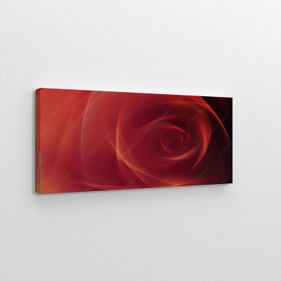 Obrazy do salonu abstrakcyjna czerwona róża
