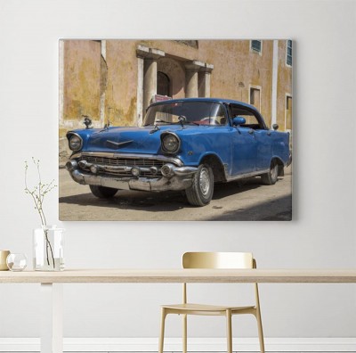 Obraz na płótnie Klasyczny amerykański samochód na Kubie