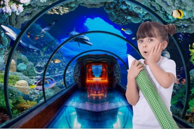 Fototapeta z podwodnym efektem 3D