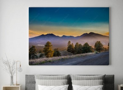 Obraz na płótnie Zachodzące słońce w okolicach San Francisco