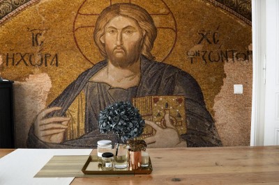 Fototapeta Mozaika Chrystusa w Krainie Żywych