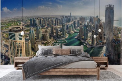 Fototapeta Nowoczesna architektura miasta Dubaj 