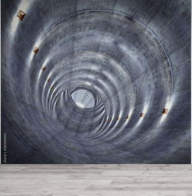 Fototapeta betonowy tunel