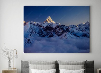 Obraz na płótnie Piękny krajobraz gór Himalajów