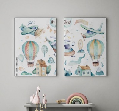 Obraz na płótnie podniebne maszyny