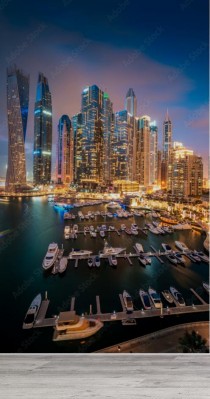 Fototapeta Dubaj nocą