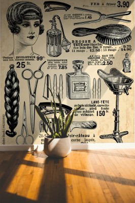 Fototapeta Fryzjer dla pań w wersji retro