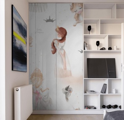 Naklejki na meble Mała księżniczka i jej kucyki