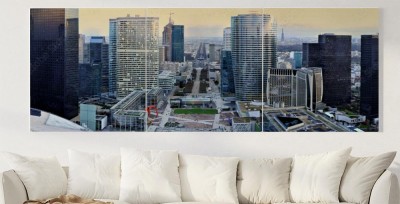 Obrazy do salonu Nowoczesna architektura miasta Paryż