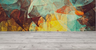 Fototapeta Fraktalna grafika ilustrująca malarstwo abstrakcyjne