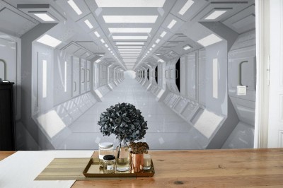 Fototapeta Futurystyczny korytarz