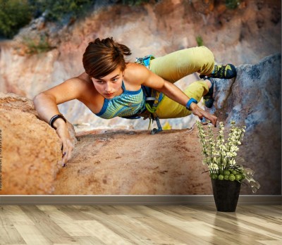 Fototapeta Wspinaczka po klifie