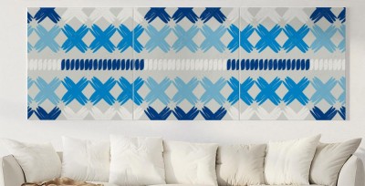 Obraz na płótnie do sypialni w mieszanej stylistyce stylów boho i skandynawskiego