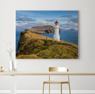 Obraz na płótnie Latarnia Mykines Holmur