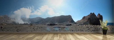 Fototapeta Panorama Białej Wyspy