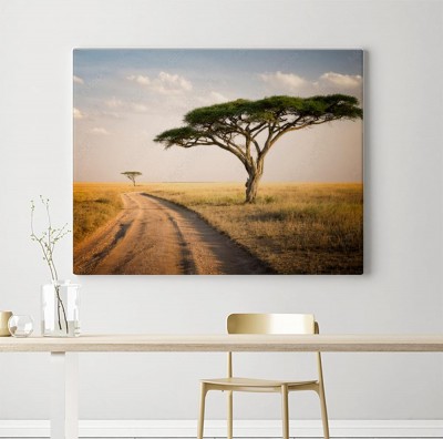 Obraz na płótnie Krajobraz afrykański - Tanzania