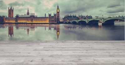 Fototapeta Panoramiczny widok na architekturę Londynu