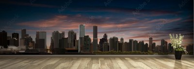 Fototapeta Tło z panoramą Vancouver