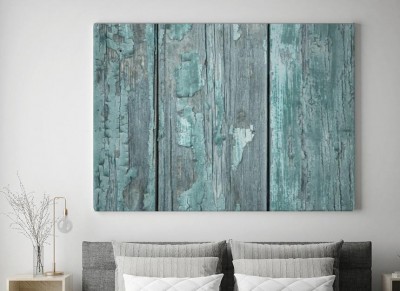 Obraz na płótnie Turkusowe dekoracje w odmianie wabi sabi