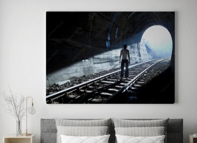 Obraz na płótnie Wyjście z tunelu