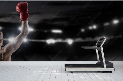 Fototapeta Ręce podniesione w geście zwycięstwa