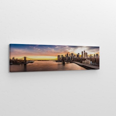 most-brooklynski-panorama-przed-zmierzchem
