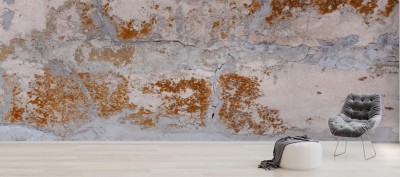 Fototapeta Ściana niedoskonała w stylu wabi sabi