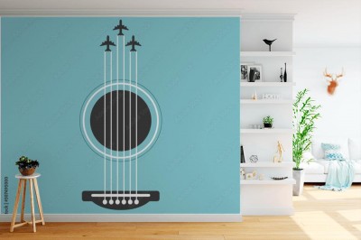 Fototapeta Abstrakcyjna ilustracja gitary