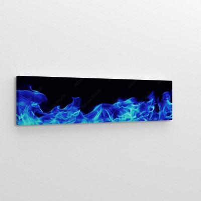 Obrazy do salonu abstrakcyjny płonący płomień ognia na białym tle