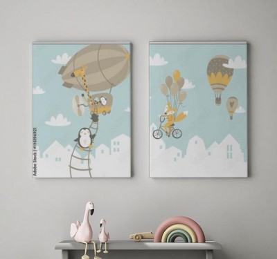 Obraz na płótnie dziecięca ilustracja do pokoju