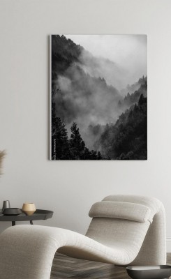 Obraz na płótnie Mgła w dolinie