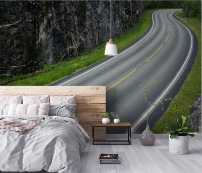 Fototapeta Kręta leśna droga