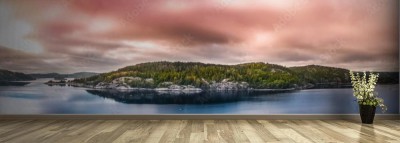 Fototapeta Krajobrazowa panorama Stenungsund w Szwecji