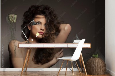 Fototapeta stylizacja w studio fryzur