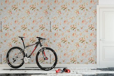 Fototapeta z kwiatowym wzorem róży