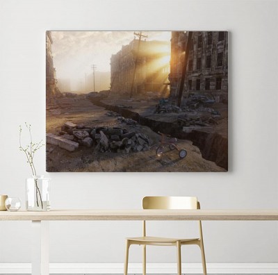 Obrazy do salonu Ruiny miasta
