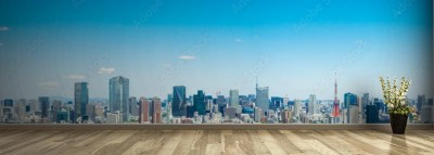 Fototapeta Rozległy krajobraz Tokio