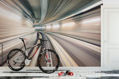 Fototapeta Rozmyty tunel