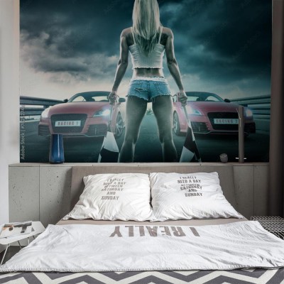 Fototapeta Wyścig samochodowy