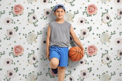 Fototapeta z rustykalnym motywem roślinnym