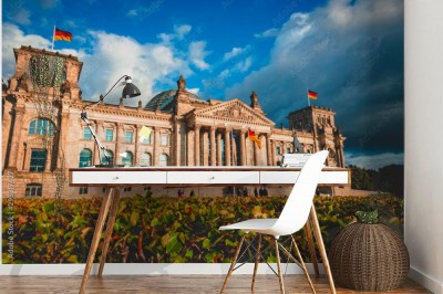 Fototapeta Budynek Reichstagu w berlińskiej stolicy Niemiec