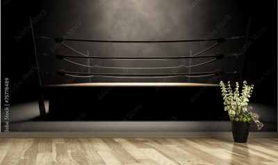 Fototapeta Klasyczny ring bokserski w stylu vintage