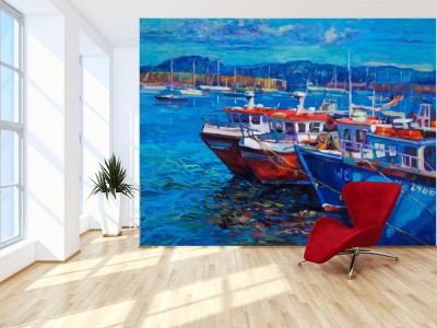 Fototapeta Łodzie rybackie