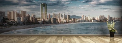 Fototapeta Widok na miasto Benidorm