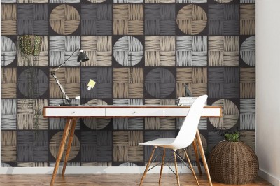 Fototapeta z ciekawym ciemnym wzorem