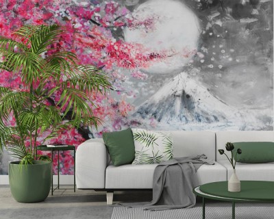 Fototapeta Ilustracja orientalnego krajobrazu