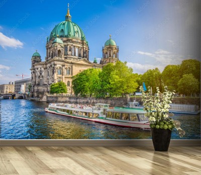 Fototapeta Sławna Berlińska katedra przy Museumsinsel