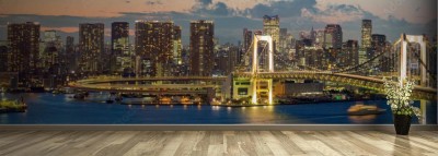 Fototapeta Tokyo Tower Rainbow Bridge